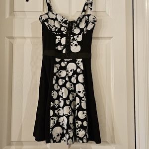 Royal bones skull dress